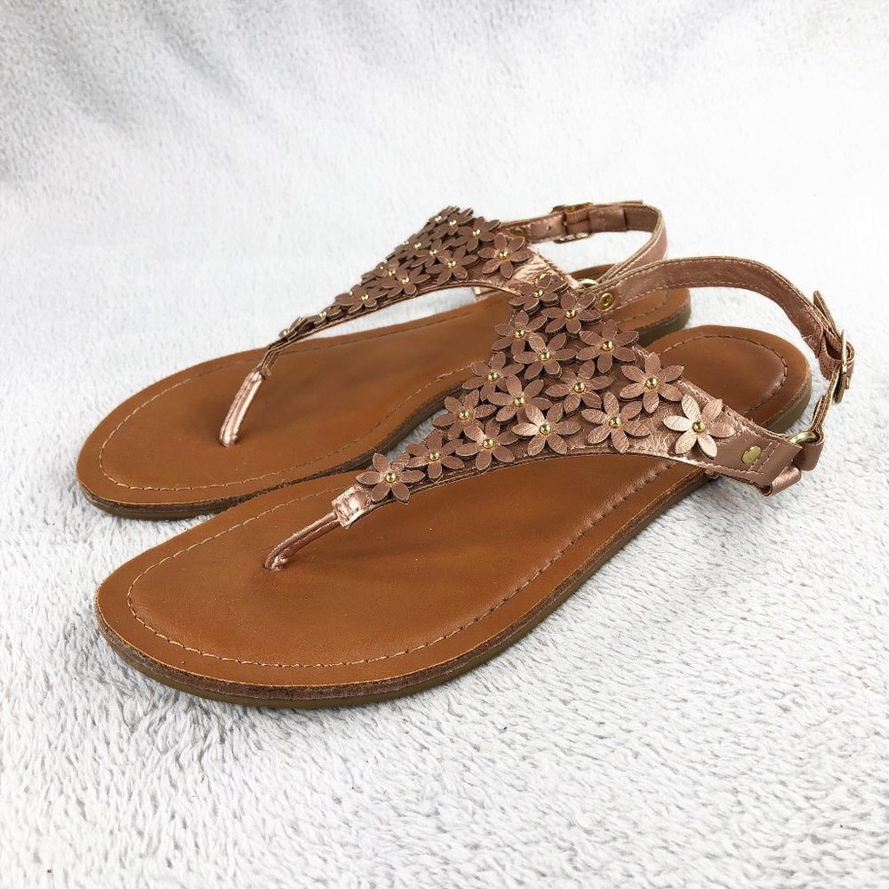 me Too Women's TAYLOR T-Strap Sandals Size 6.5,M